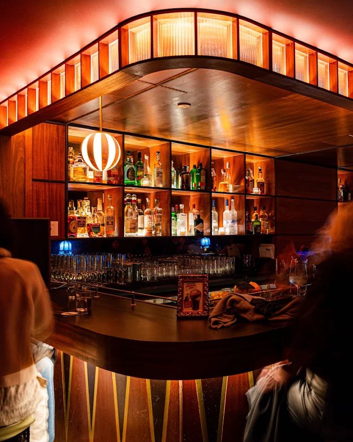 The bar at Agency of Record, The Renwick